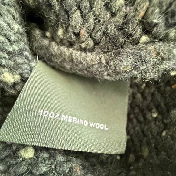Authentic Irish Aran Islands ‎Merino Wool Tweed 1/4 Zip Green Sweater‎ XL-worn1x - Picture 9 of 10